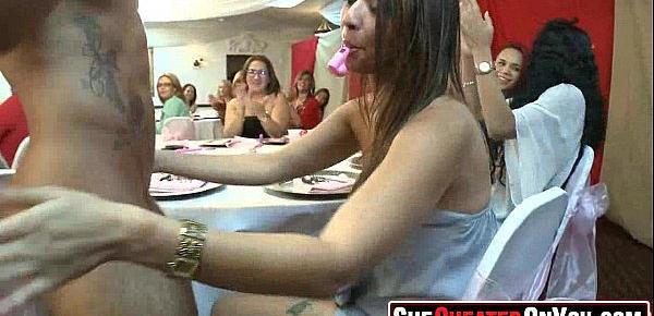 29 This is nuts! Cheating milfs fuck at stripper party 30